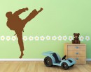 Chinese Kung Fu Vinyl Decals Silhouette Modern Wall Art Sticker